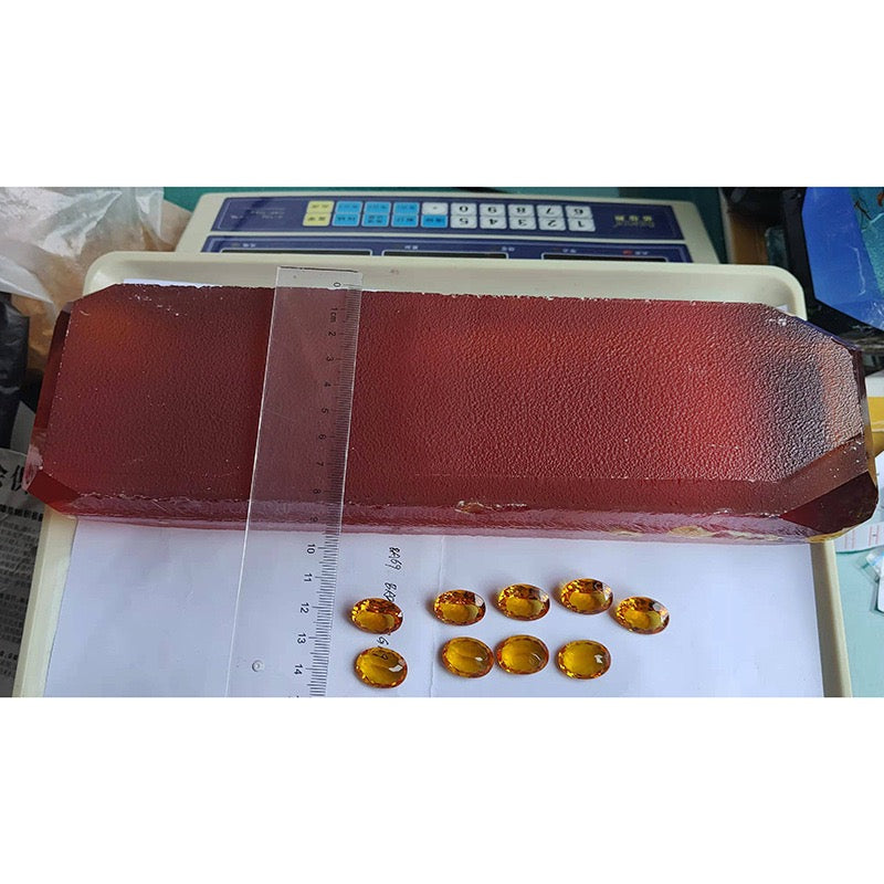 Synthetic Citrine Raw Material-Price to be negotiate