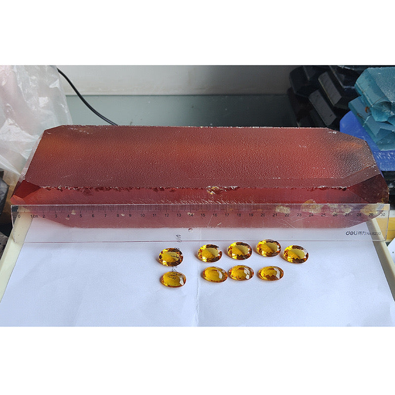 Synthetic Citrine Raw Material-Price to be negotiate