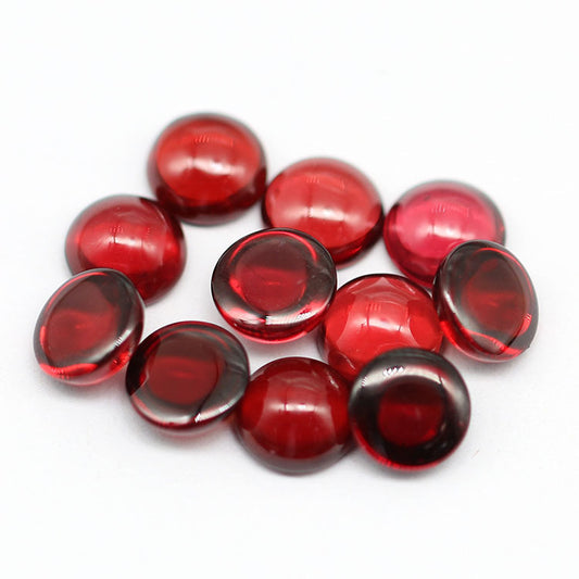 Natural garnet cabochon shaped-Price to be negotiate