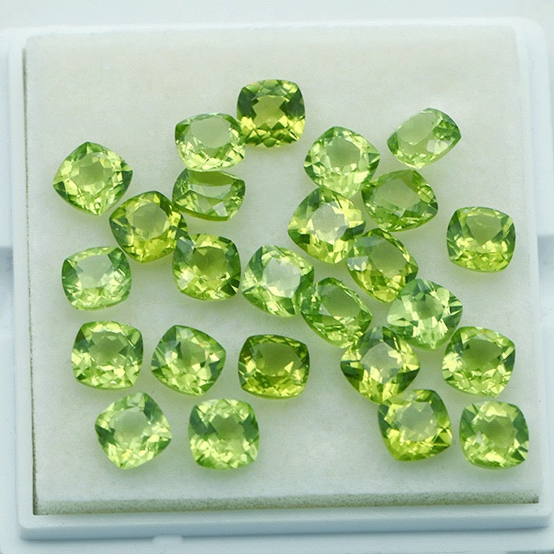 Natural peridot Cushion shape -Price to be negotiate