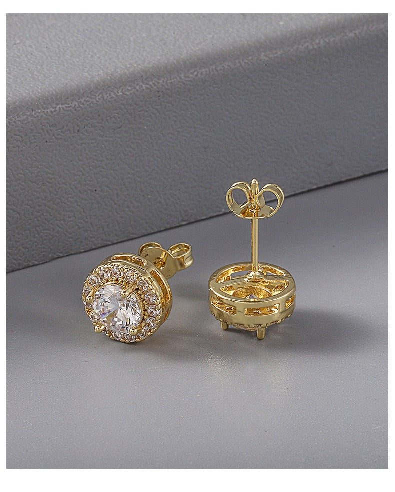 Earrings-18K solid gold