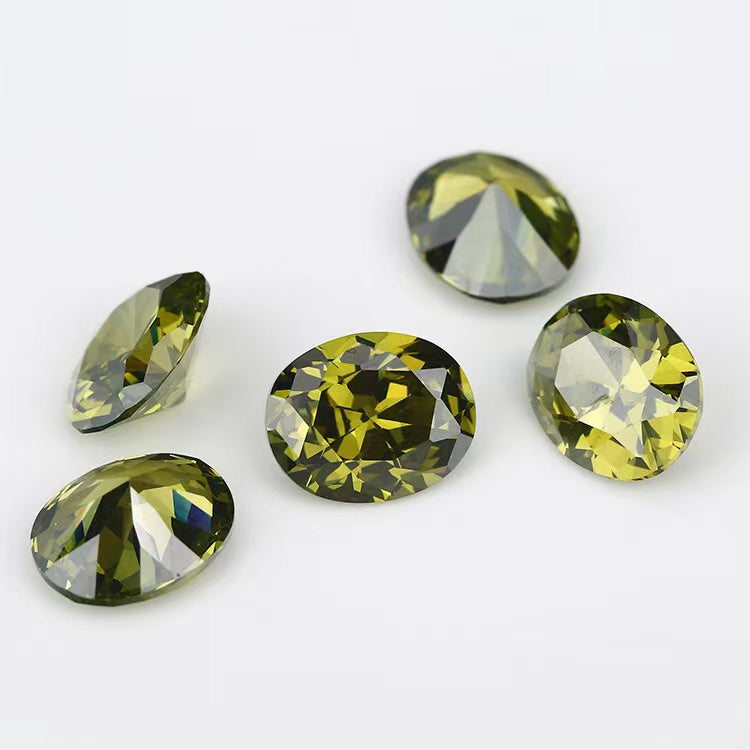 Cubic zirconia-Oval