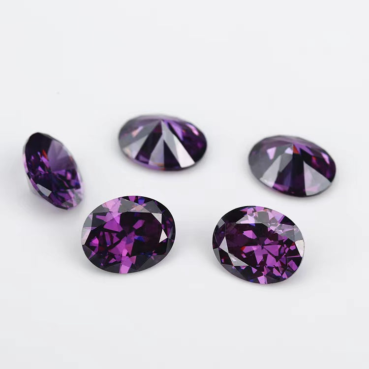 Cubic zirconia-Oval