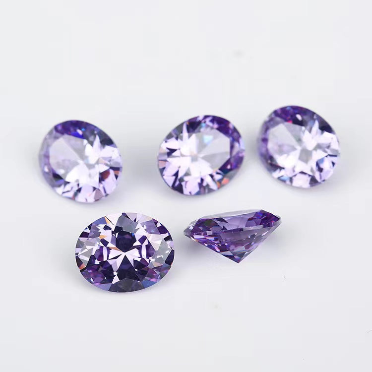 Cubic zirconia-Oval