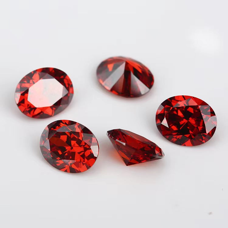 Cubic zirconia-Oval