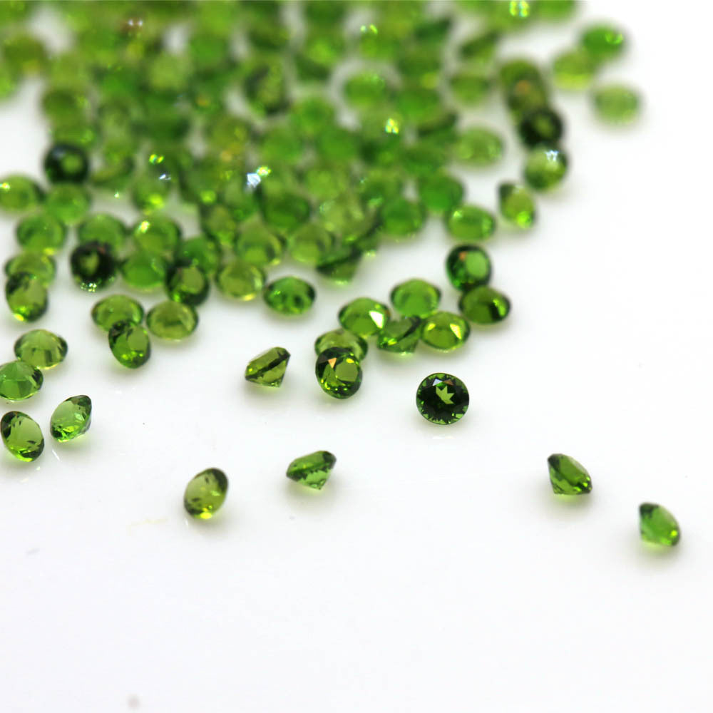 Natural diopside round faceted -Price to be negotiate