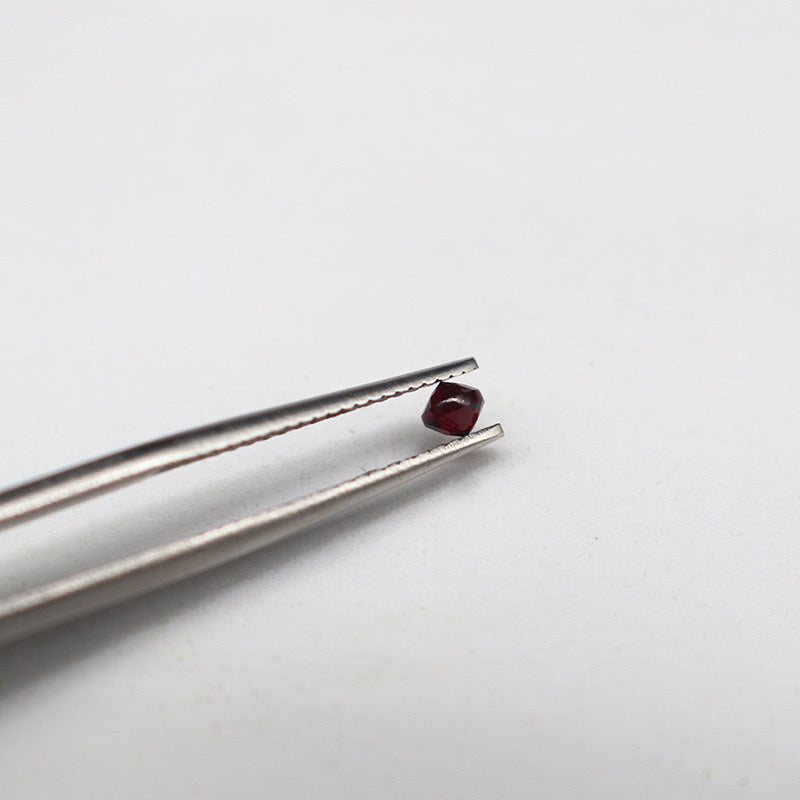 Natural garnet round faceted shaped-Price to be negotiate