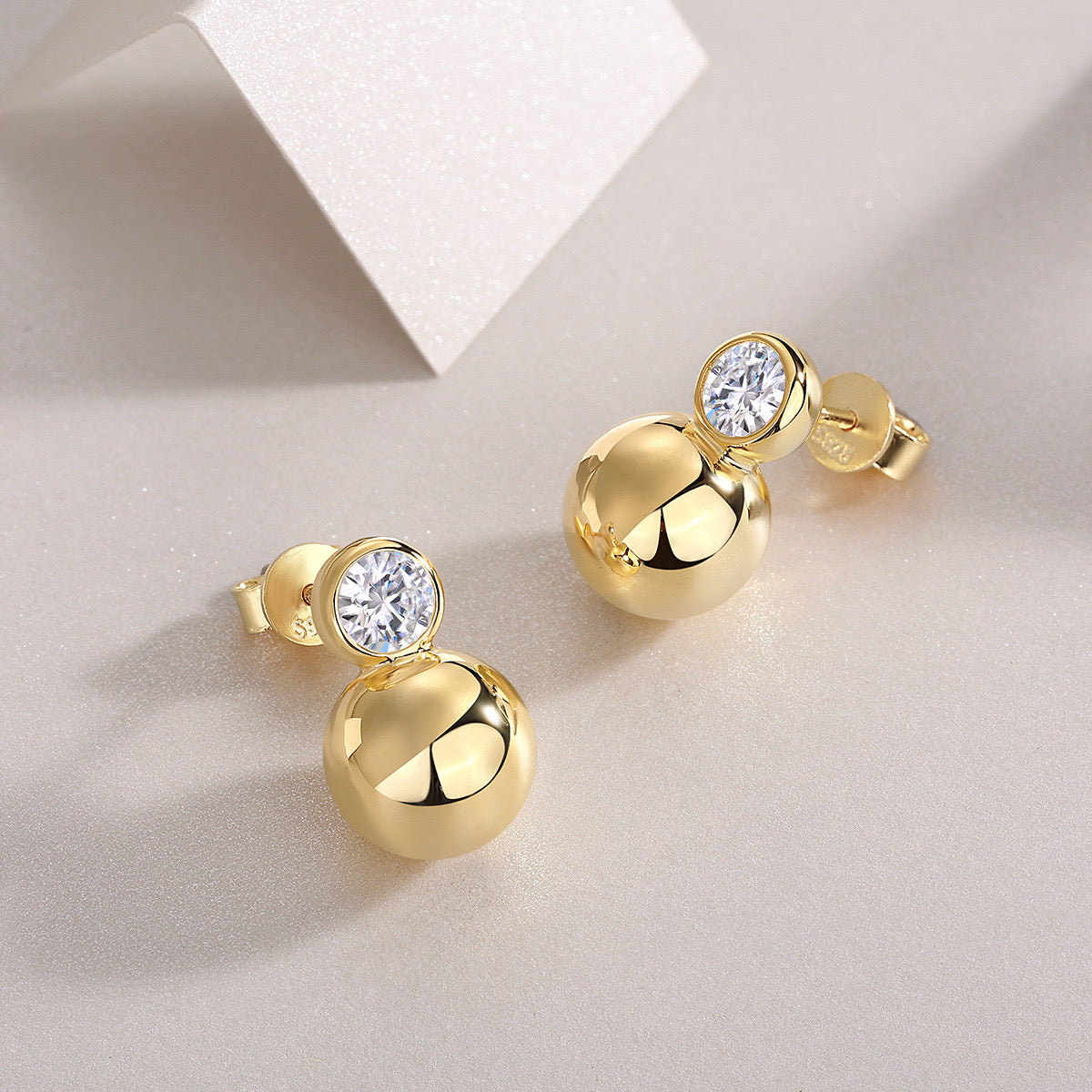 Earrings-18K solid gold