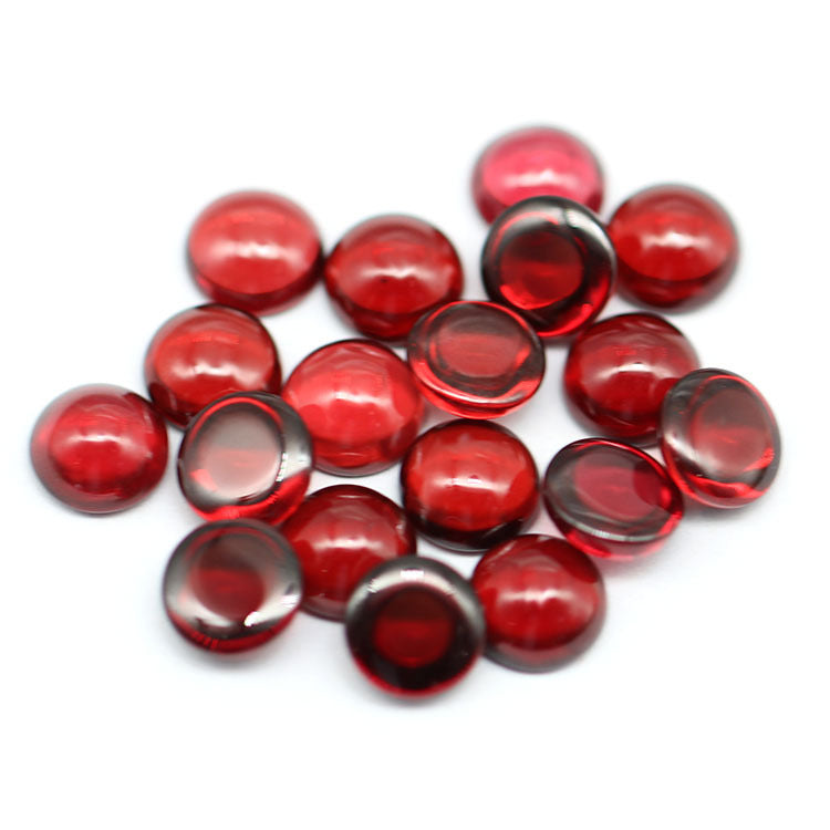 Natural garnet cabochon shaped-Price to be negotiate