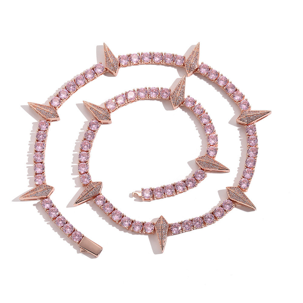 Tennis chain-Rose gold