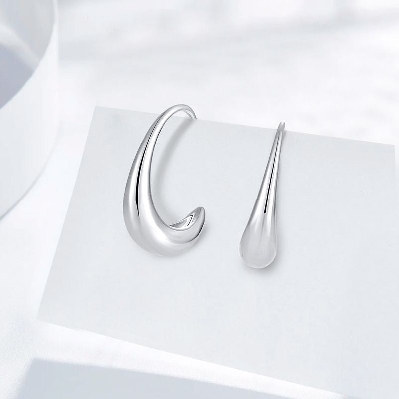 Earrings -18K white Gold