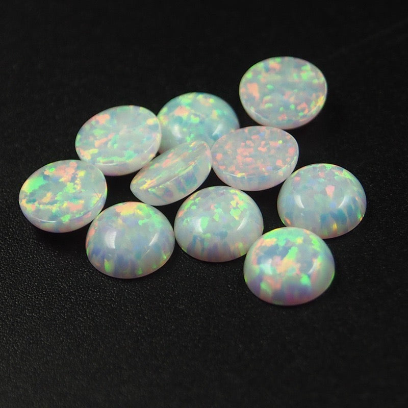 Synthetic Opal #17 Round cabochon-Price to be negotiate