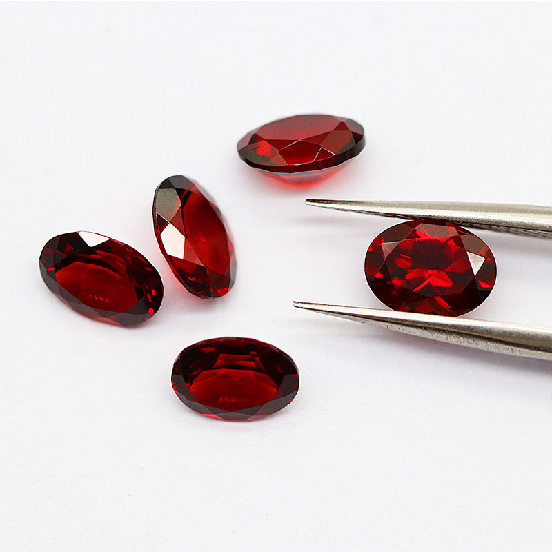 Natural garnet oval -Price to be negotiate