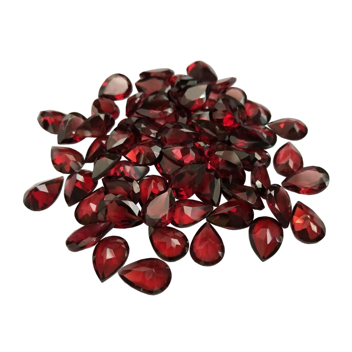 Natural Garnet Pear-Shaped-Price to be negotiate