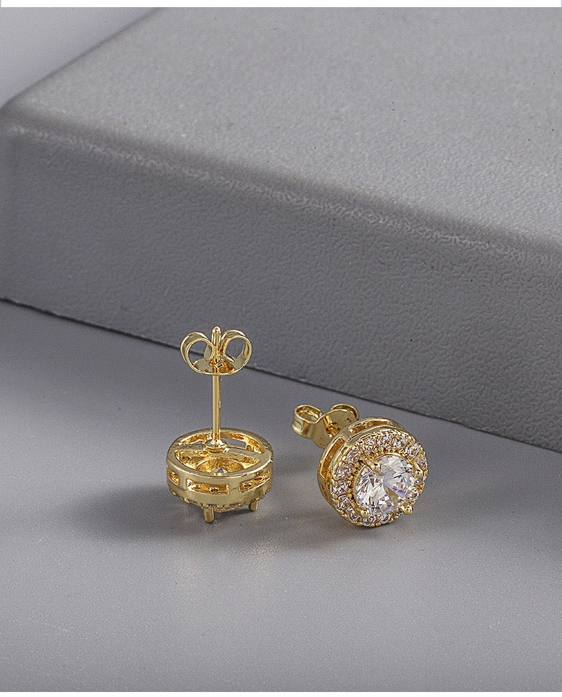 Earrings-18K solid gold