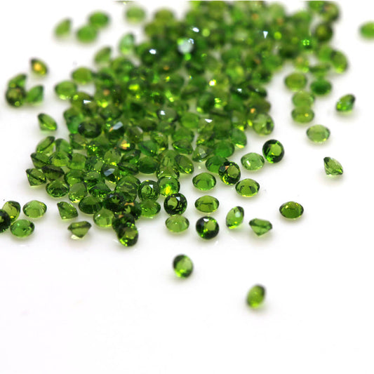 Natural diopside round faceted -Price to be negotiate