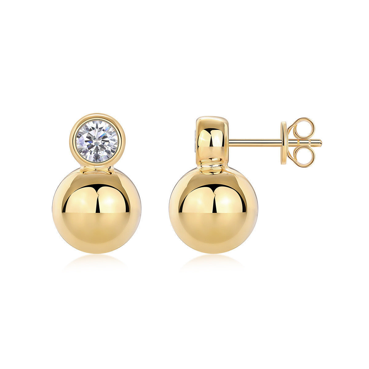 Earrings-18K solid gold