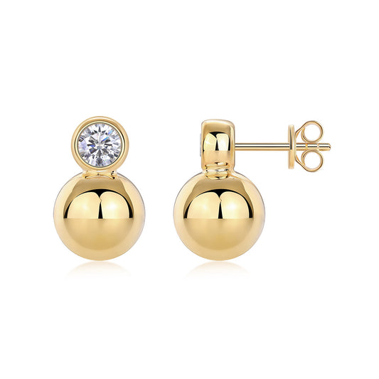 Earrings-18K solid gold