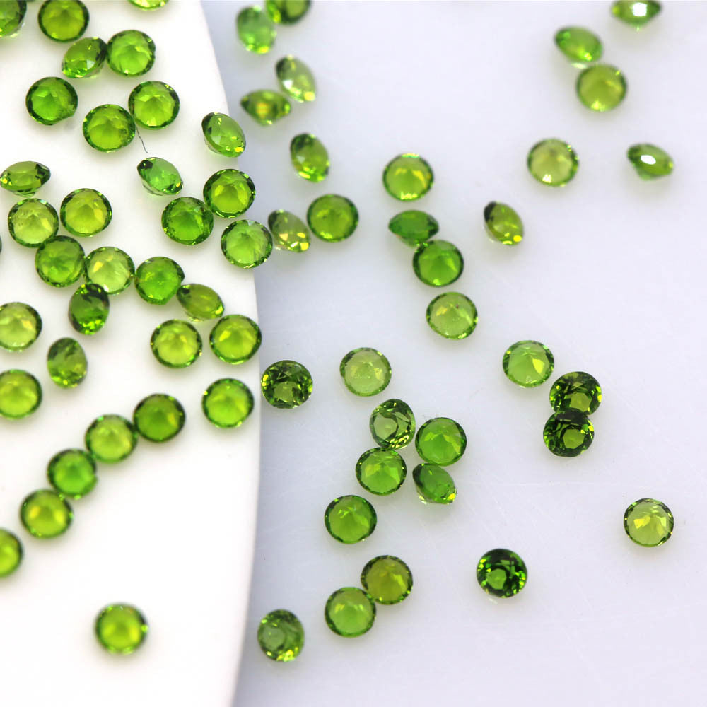 Natural diopside round faceted -Price to be negotiate