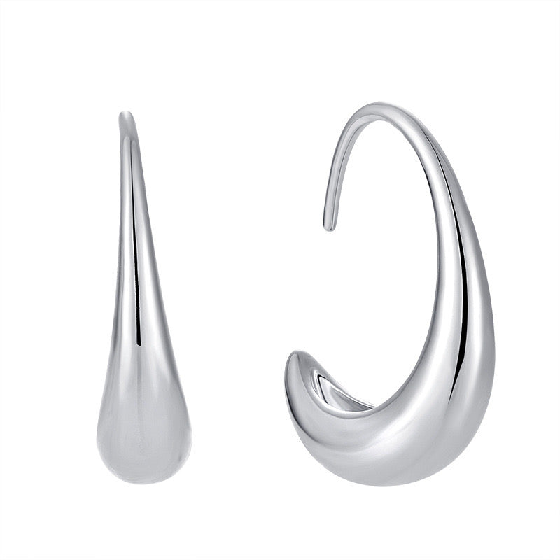 Earrings -18K white Gold