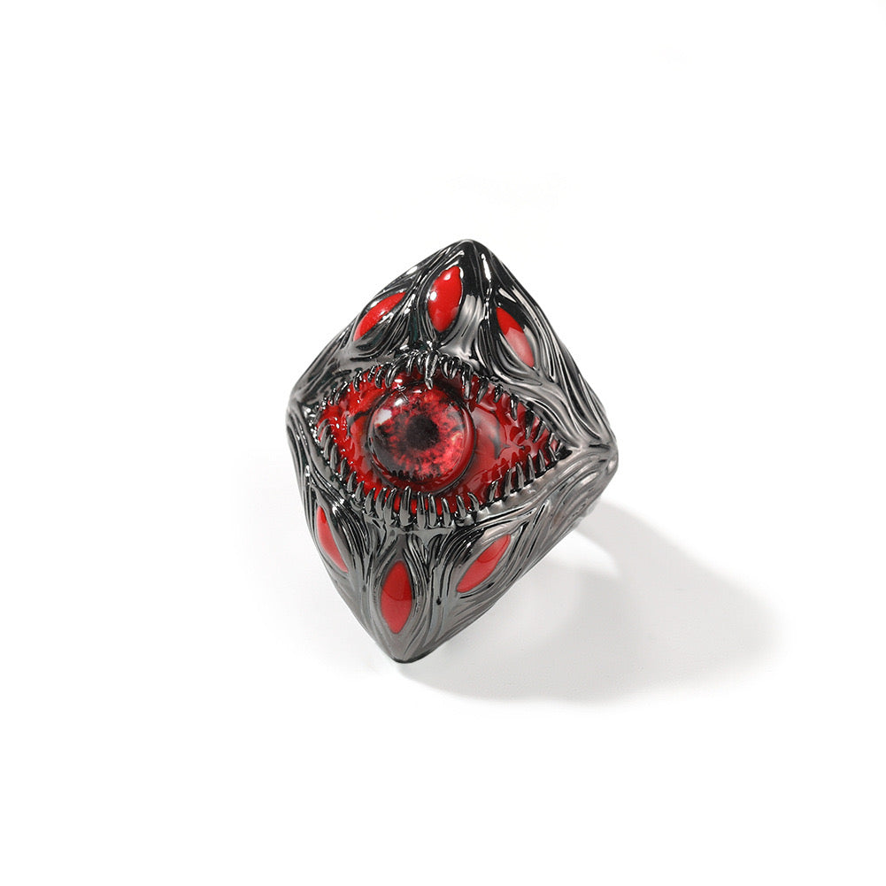 Hip hop jewelry Red Parasitic Ring