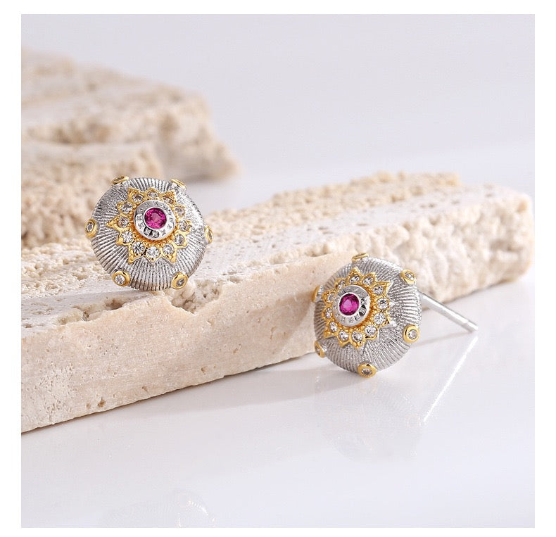 Earrings-18K solid gold