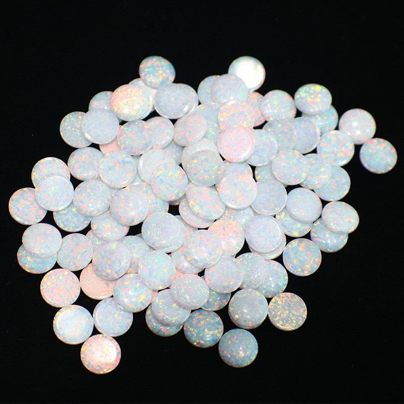 Synthetic Opal #17 Round cabochon-Price to be negotiate