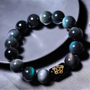Rainbow Obsidian bracelet