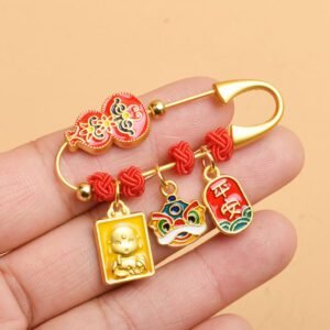 Safe And Well Blessing Brooch