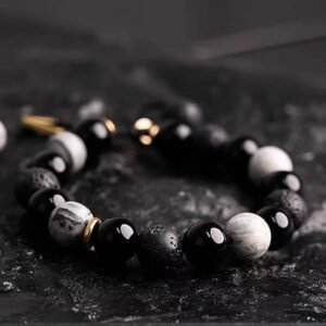Lava Stone Beaded Bracelet