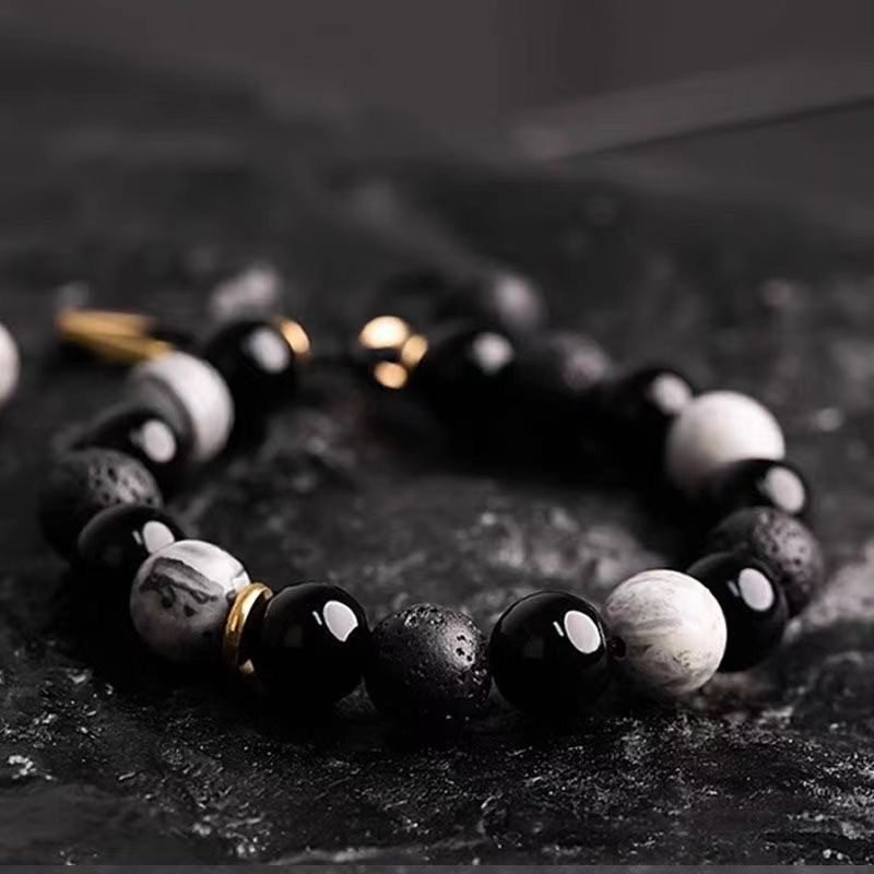 Lava Stone Beaded Bracelet