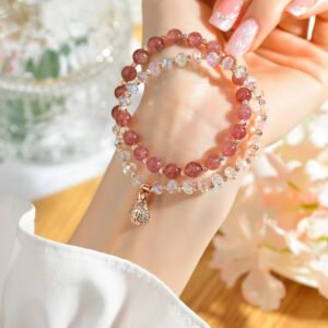 Strawberry Crystal Bracelet