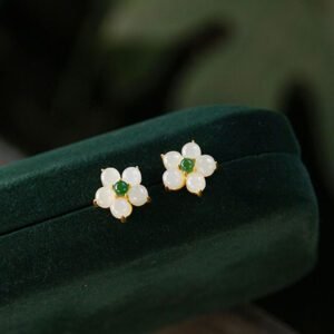 S925 Jade Earrings
