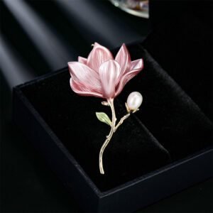 Exquisite Magnolia Brooch