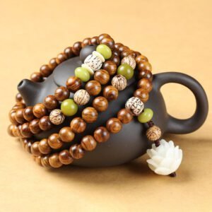 Wood 108 Beads Bracelet