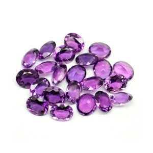 Amethyst Oval Cut Gemstone