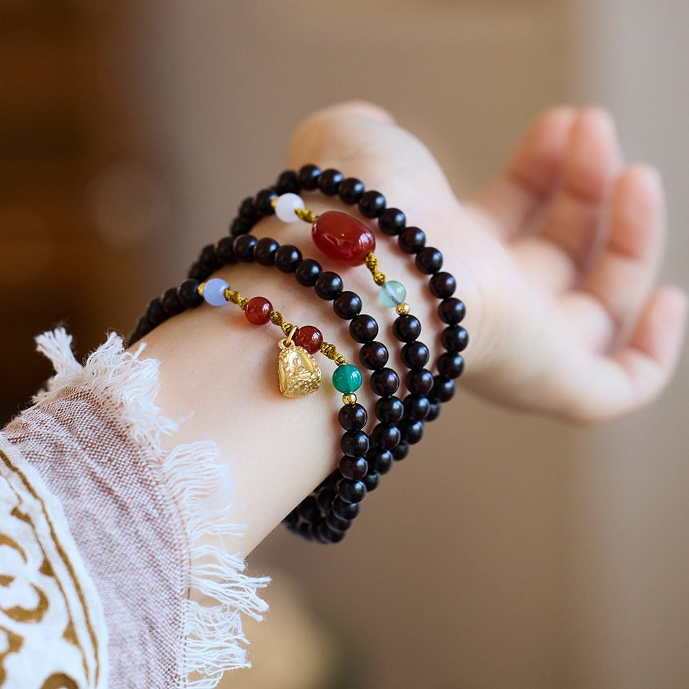 Sandalwood Mala Bracelet - 图片 3