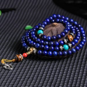 Lapis Lazuli 108 Beads Bracelet