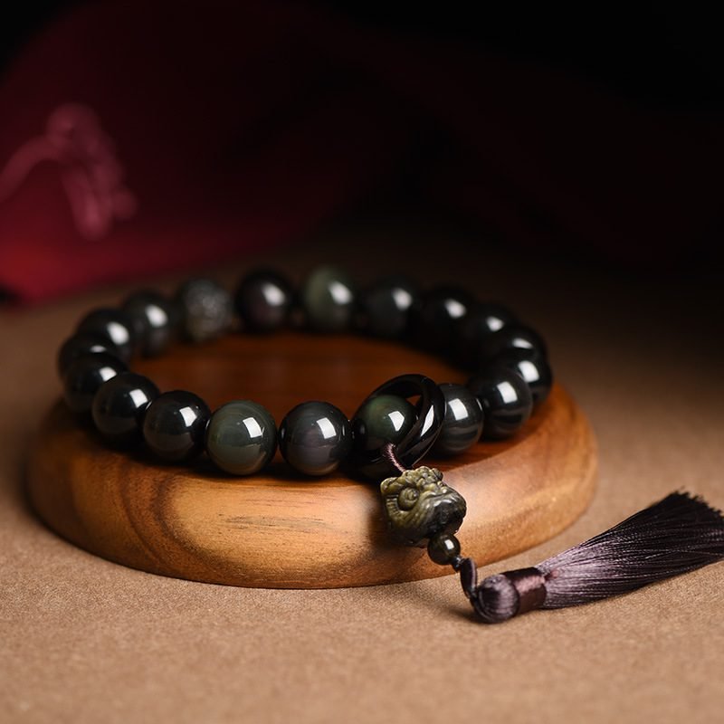 Obsidian Pi Yao Bracelet