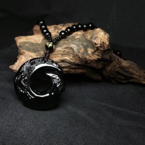 Obsidian Jade Necklace