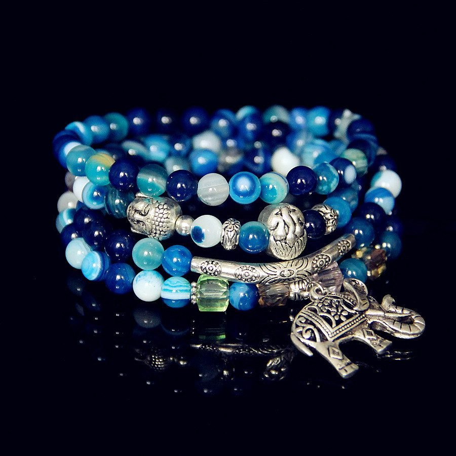 Crystal Buddha Bracelet - 图片 2