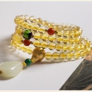 Citrine Mala Bracelet